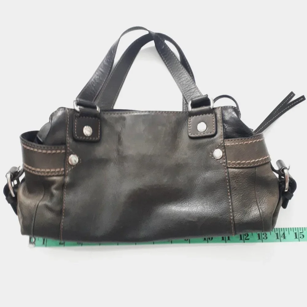 Fossil Genuine Leather Olive Green Bag - Picture 12 of 16